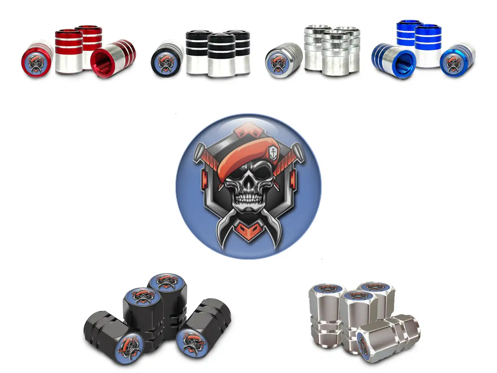Rims Valve Caps Bicycle Premium Edition Style